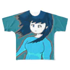水草のナウ・ガール６５ All-Over Print T-Shirt
