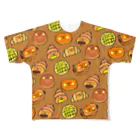 ゴキゲンサンショップの菓子パンズ All-Over Print T-Shirt