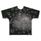 宇宙点描画~水華~のcosmic 002 フルグラフィックTシャツ
