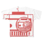 Norarizumuのロボ→ロボ（赤） All-Over Print T-Shirt