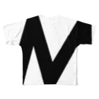 BetterDesignStoreのM ： イニシャルTシャツ All-Over Print T-Shirt