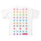 ひのぱnoお店のひらがなのお勉強 All-Over Print T-Shirt