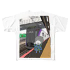 矢尾の雨の日のあずさとムスコ All-Over Print T-Shirt