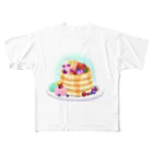 紺兎屋のハワイアンホットケーキ フルグラフィックTシャツ