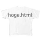 sonsan0000takuの古語Tシャツ hoge.html_v1.1 フルグラフィックTシャツ