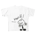 うかさんちのHello フルグラフィックTシャツ