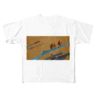 コラージュ屋のRUN!!!!! All-Over Print T-Shirt