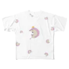 Cub*のヒメアルマジロちゃん② フルグラフィックTシャツ