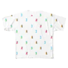 ハコベラのハコベラ　ロゴＴシャツ All-Over Print T-Shirt