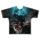 Kenny Goodsの雨の中の軍勢 All-Over Print T-Shirt