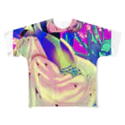 フラニーの孔雀と美青年 All-Over Print T-Shirt