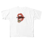 hungryangryのCherry challenge フルグラフィックTシャツ