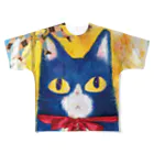 むらかみしのの元祖猫地蔵さん フルグラフィックTシャツ