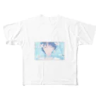 Fresh lemonのサマー 2 フルグラフィックTシャツ