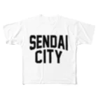 JIMOTOE Wear Local Japanのsendai CITY　仙台ファッション　アイテム All-Over Print T-Shirt