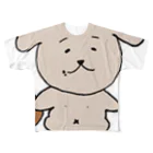 IKAROS_ｲｶﾛｽ_の食いしん坊ワンちゃん フルグラフィックTシャツ