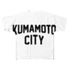 JIMOTO Wear Local Japanのkumamoto city　熊本ファッション　アイテム All-Over Print T-Shirt