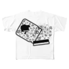 AURA_HYSTERICAのFlabby_Expression All-Over Print T-Shirt