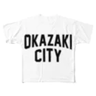 JIMOTO Wear Local Japanのokazaki city　岡崎ファッション　アイテム All-Over Print T-Shirt