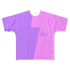 IBISCHAOS/アイビスカオスのibis Purple All-Over Print T-Shirt