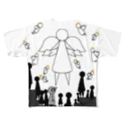 トリさんの休日の天使を眺めるトリさん All-Over Print T-Shirt