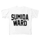 JIMOTOE Wear Local Japanのsumida city　墨田区ファッション　アイテム All-Over Print T-Shirt