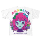 赤羽メルヘンズの赤羽バネ子ゾンビ編 フルグラフィックTシャツ