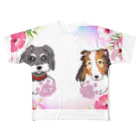 malasmamaのバロン君＆ルナちゃん All-Over Print T-Shirt