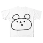 【ama*ama designstore　＜SUZURI店＞】のはらへりくま（BIG） フルグラフィックTシャツ