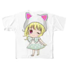 SEA's SHOPの姫ウインク 猫耳ちゃん フルグラフィックTシャツ