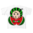 SEA's SHOPのスイカ赤ちゃん All-Over Print T-Shirt