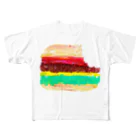 せきね まりののハンバーガー食べました🍔 フルグラフィックTシャツ