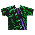 RaRaRa-Designのneon green  フルグラフィックTシャツ