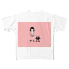 めろんぱんのモンスターと女の子 All-Over Print T-Shirt