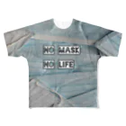 RaRaRa-DesignのNo MASK No LIFE All-Over Print T-Shirt