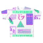 Mieko_Kawasakiのスナックミツ　snack bar MITSU All-Over Print T-Shirt