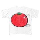 食べるの好きのとまとさん All-Over Print T-Shirt