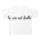 トップモデルショップのLa Vie Est Belle / Life is Beautiful フルグラフィックTシャツ