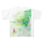 やもいも　（ヤモリ&イモリ）の両面イモリ君シャツ All-Over Print T-Shirt