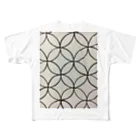 手描き屋の七宝　墨 All-Over Print T-Shirt