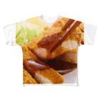 simoneのとんかつはし上げ All-Over Print T-Shirt