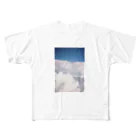  heymangoのlook up to the sky フルグラフィックTシャツ