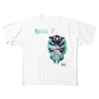 Relic7のRelic 7　二角鬼スカル All-Over Print T-Shirt