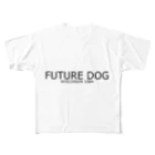 毎朝新聞販売店のFUTURE DOG 1984 in Wisconsin フルグラフィックTシャツ