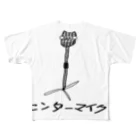 マイティガールのセンターマイク All-Over Print T-Shirt