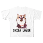 のぐちさきのSHIBA LOVER All-Over Print T-Shirt