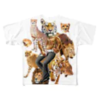 AC部の猛獣プリント All-Over Print T-Shirt