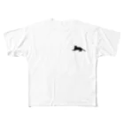 KIOの黒猫 All-Over Print T-Shirt