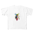 ムシロのカラフルタガメ君 All-Over Print T-Shirt