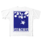 ナントカのSAVE THE SEA All-Over Print T-Shirt